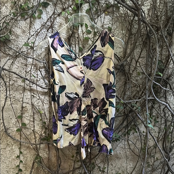 Marni Floral Silk Top - Picture 1 of 11
